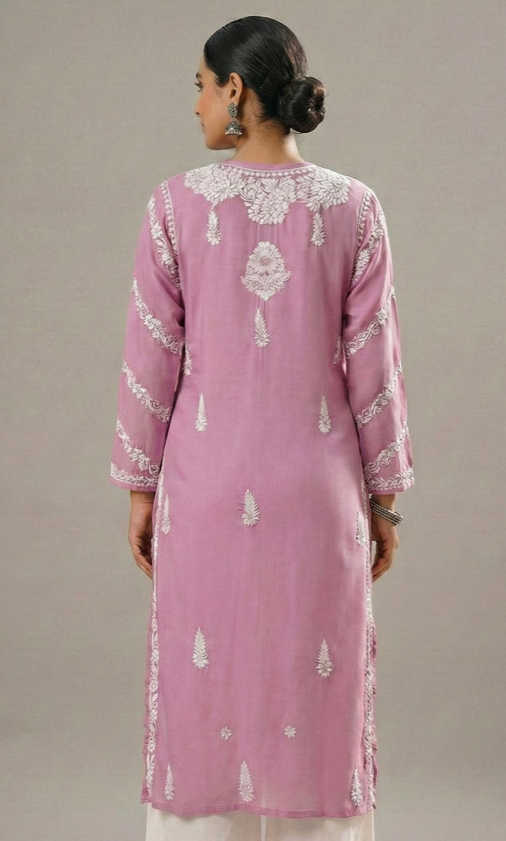 Gulnaar muslin Chikankari Kurta