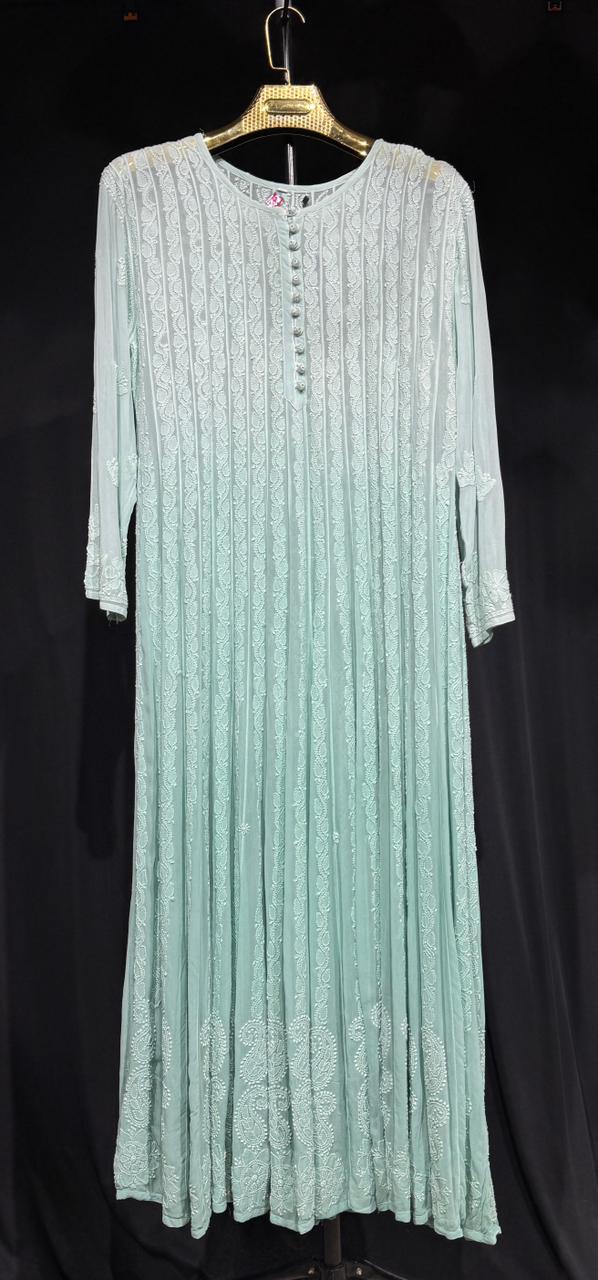 Saumya – 36 Kali Chikankari A-Line Dress