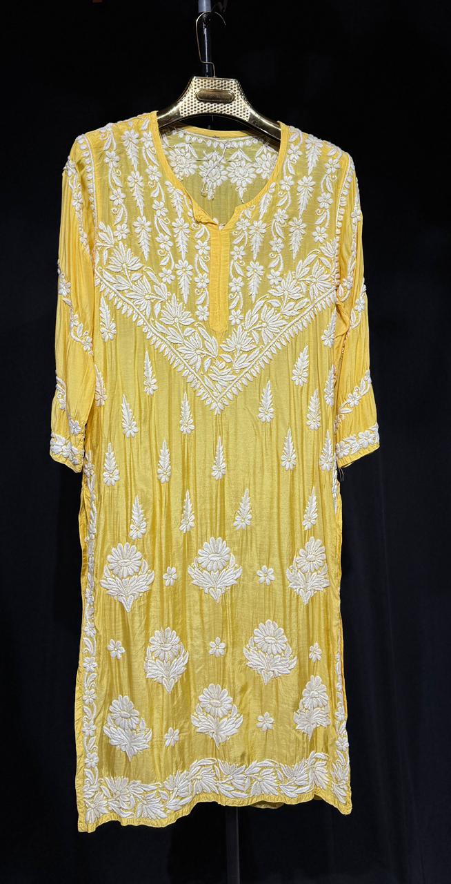 Gulnaar muslin Chikankari Kurta