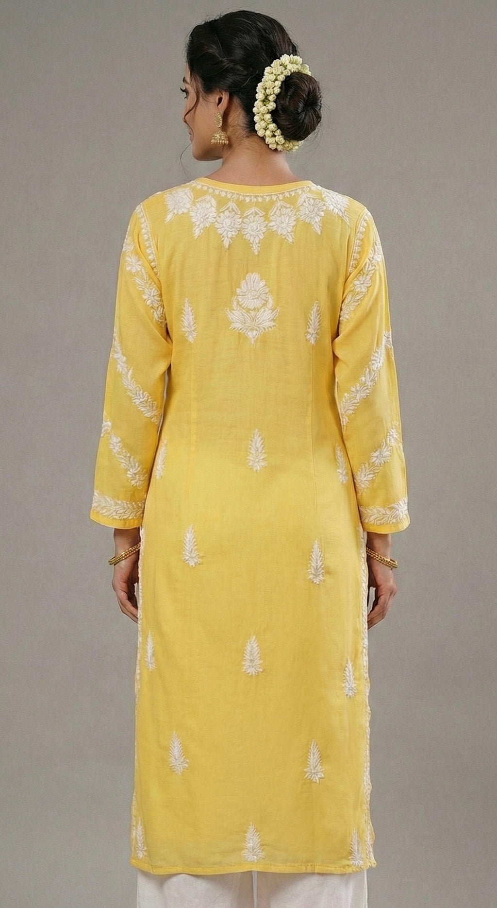 Gulnaar muslin Chikankari Kurta