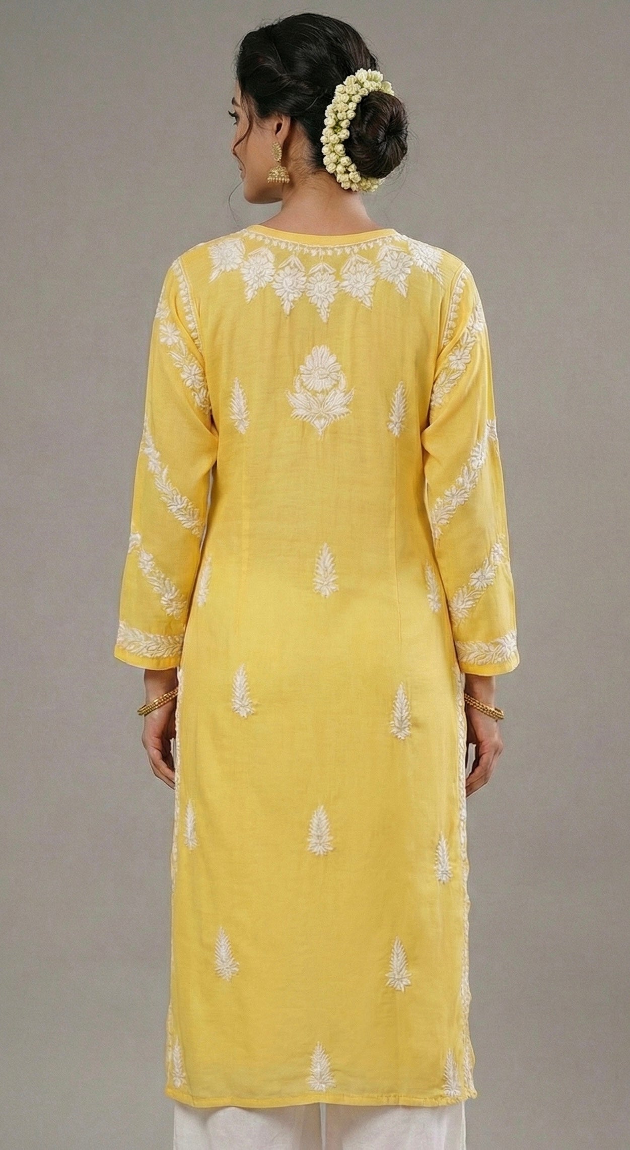 Gulnaar muslin Chikankari Kurta