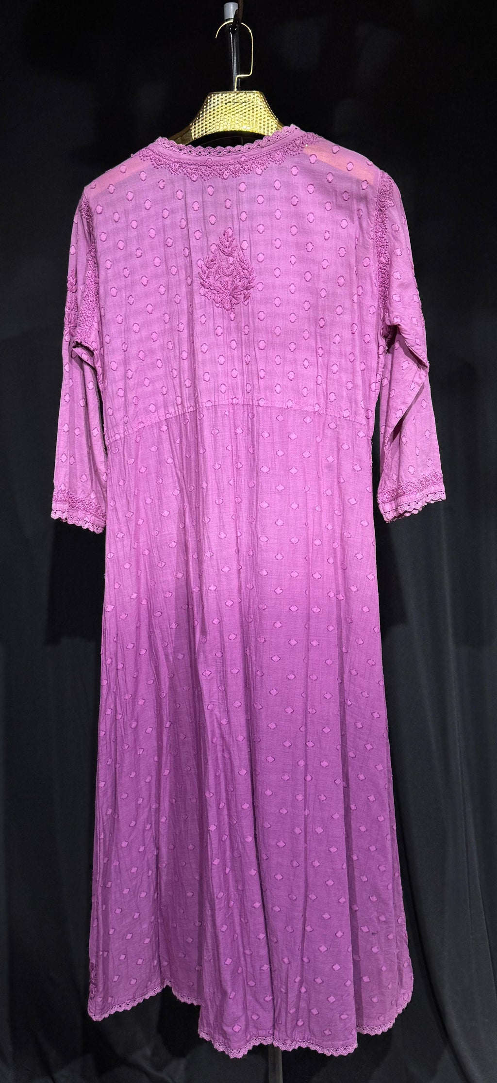 Prerna – Handcrafted Dobby Cotton Angrakha Dress