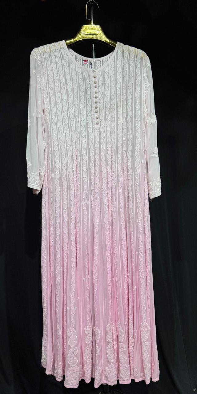 Saumya – 36 Kali Chikankari A-Line Dress