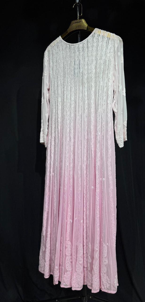 Saumya – 36 Kali Chikankari A-Line Dress