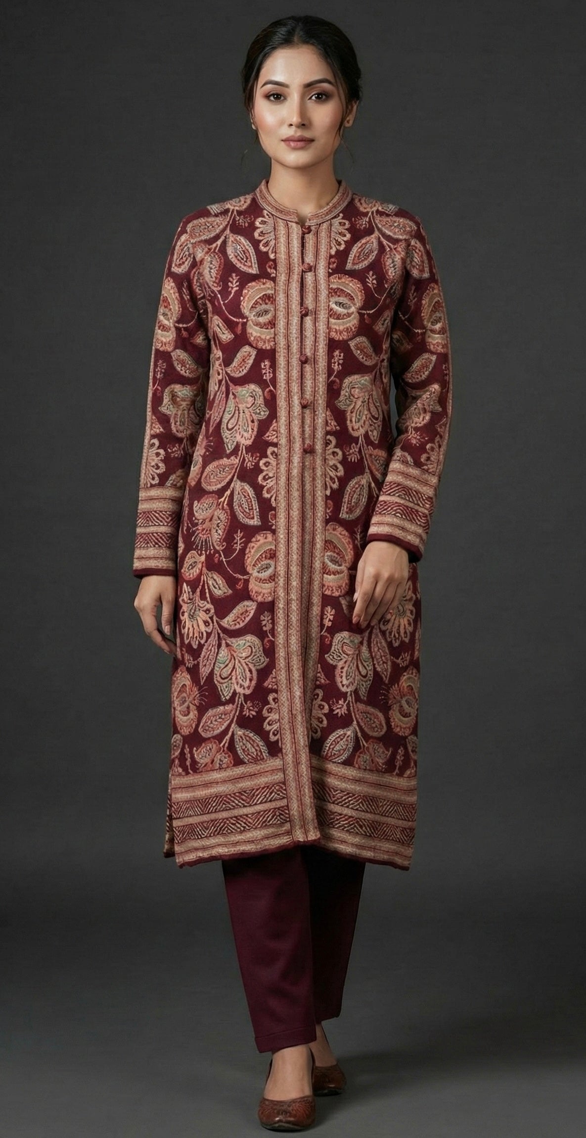 Tanirika – Premium Wool Embroidered 3-Piece Winter Set