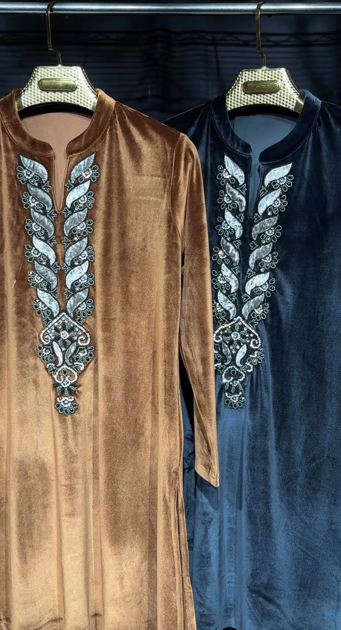 SERENA Velvet Embroidered Set