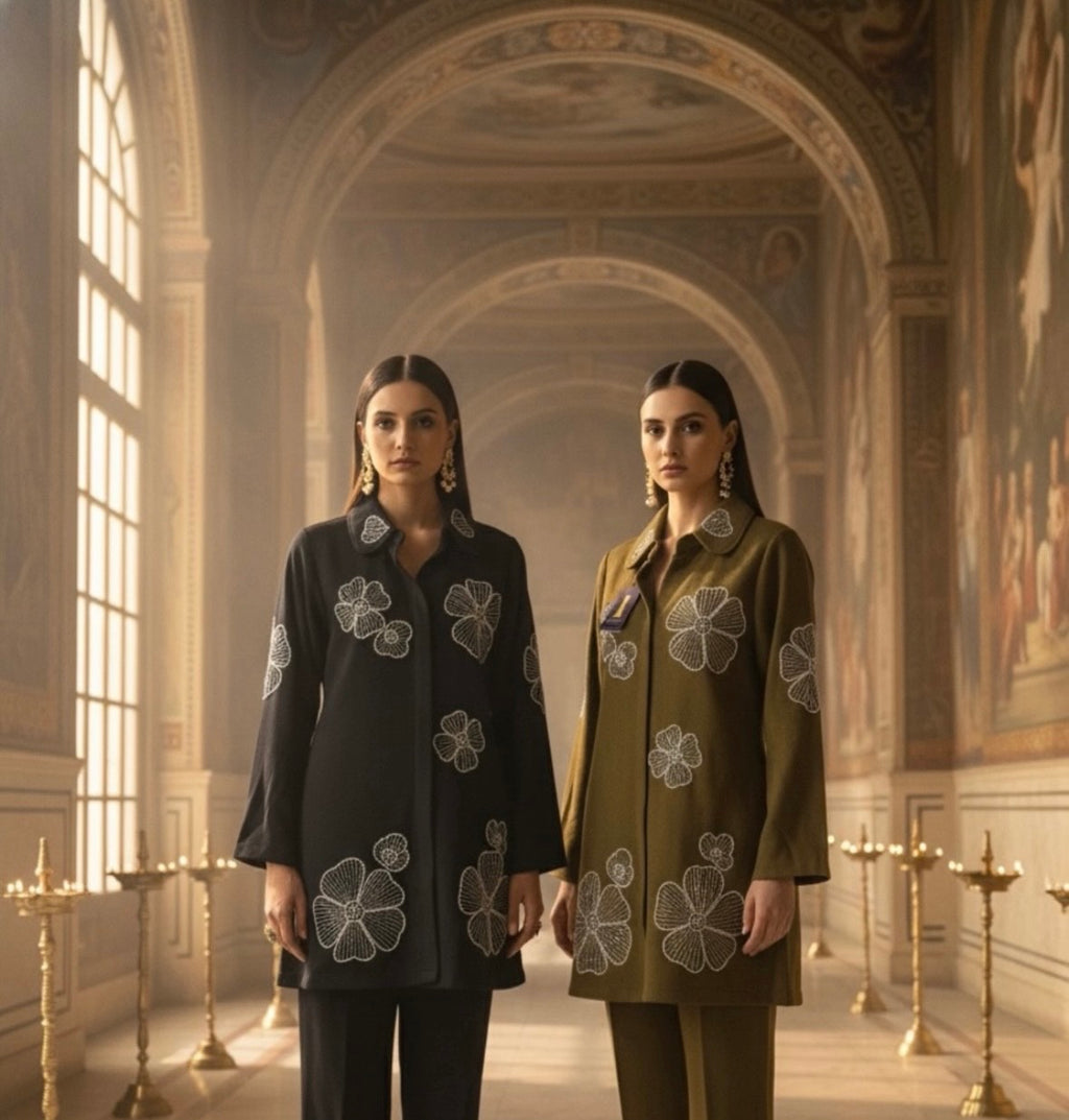 Florvée Floral Embroidered Co-Ord Set
